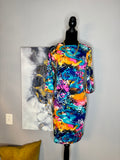 5.24.26 Nicki Minaj Graffiti Bodycon Dress (Size XL/stretch)